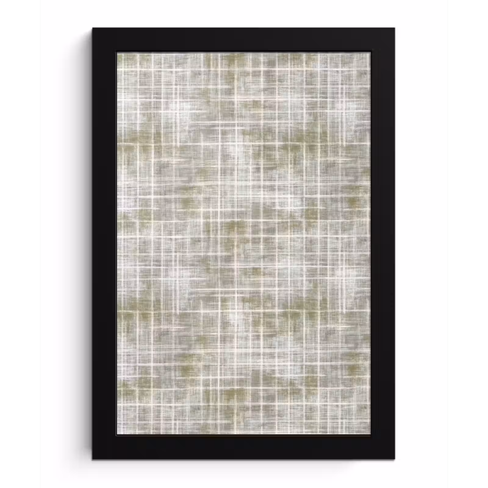 Poster met lijst - Linnen - Patroon - Groen — 1