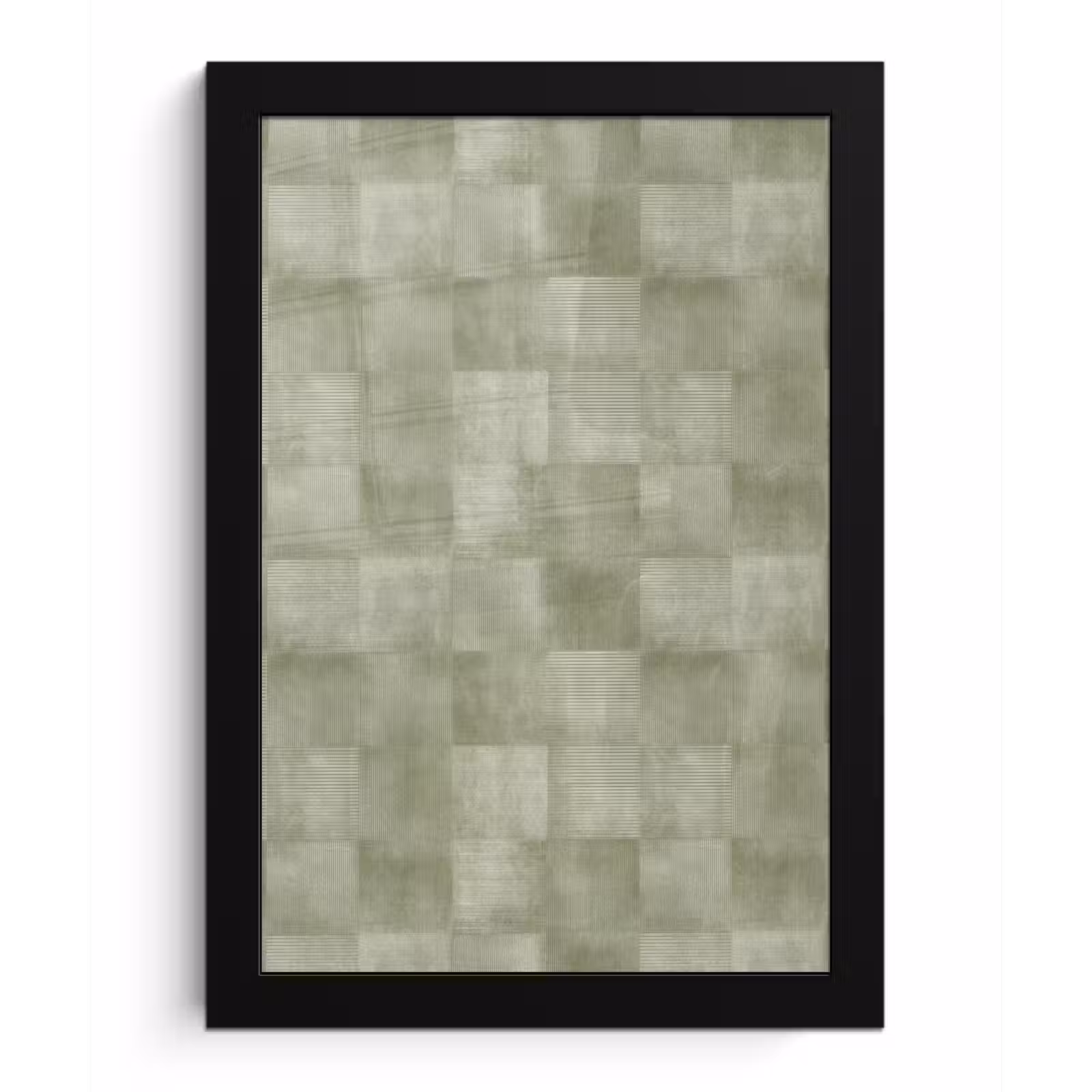 Poster met lijst - Vlakken - Rustiek - Groen — 1