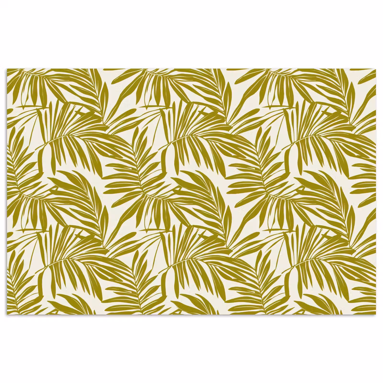 Poster - Palmblad - Patroon - Groen — 1