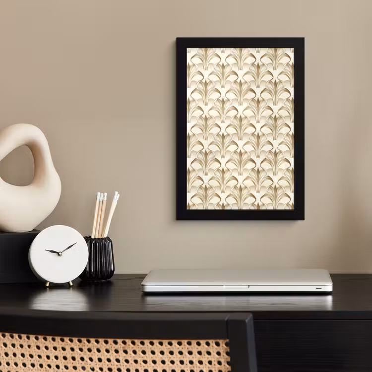 Poster met lijst - Ornament - Barok - Goud — 3