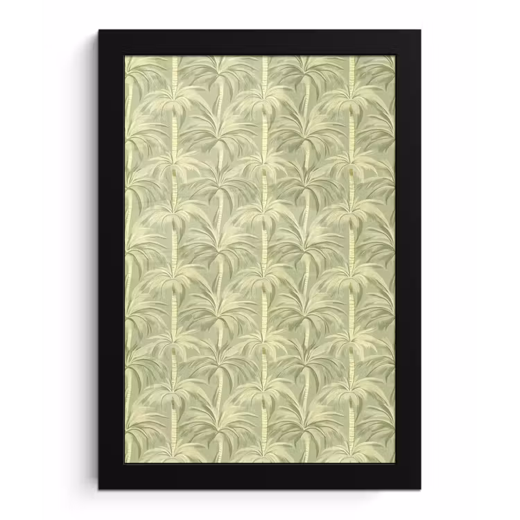 Poster met lijst - Palmwoud - Tropisch - Groen — 1