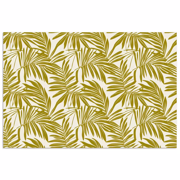 Poster - Palmblad - Patroon - Groen — 1