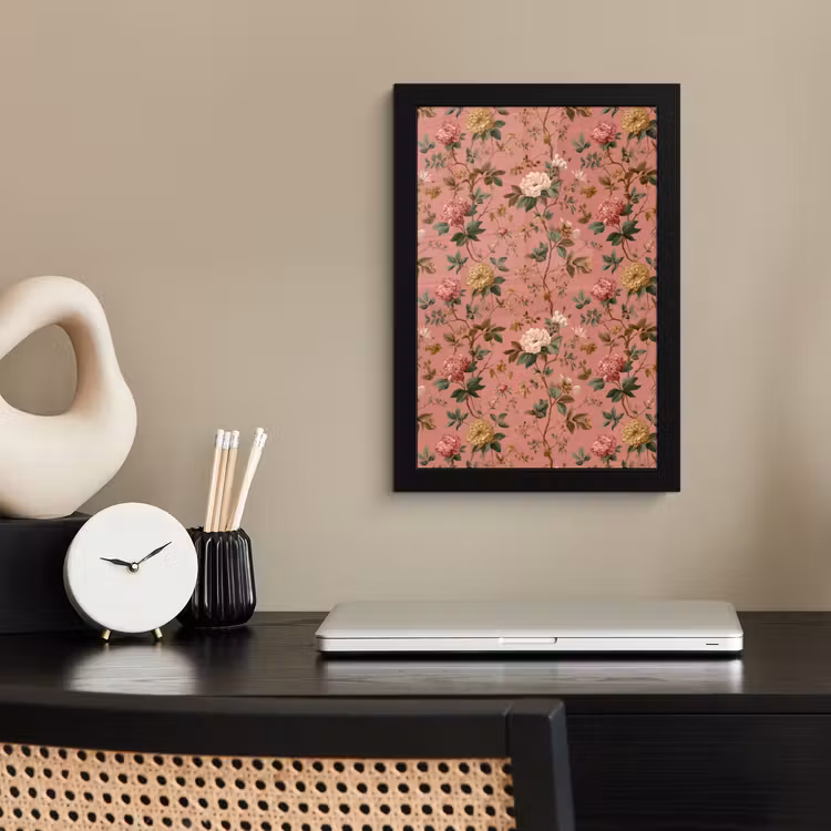 Poster met lijst - Klassiek - Botanisch - Roze — 3