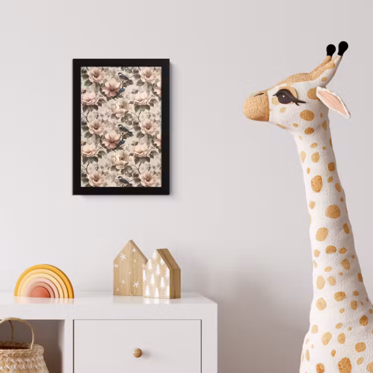 Poster met lijst - Klassiek - Vogels - Kleurrijk — 5