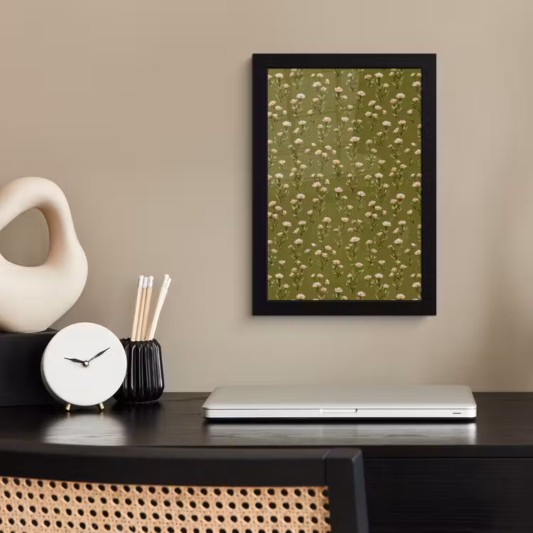 Poster met lijst - Landelijk - Bloemen - Groen — 3