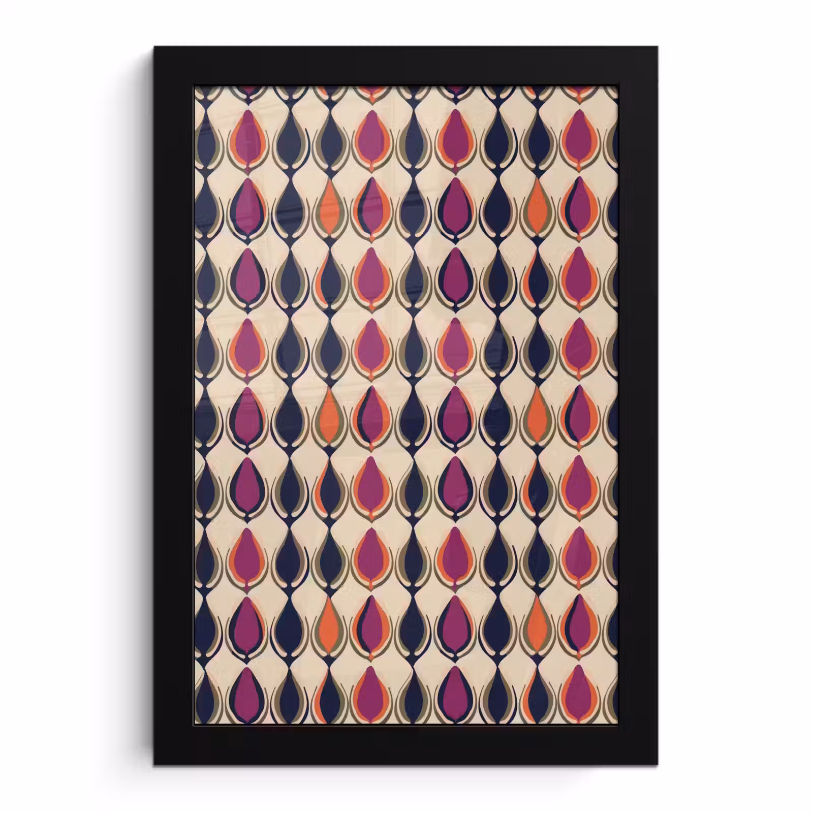 Poster met lijst - Vintage - Retro - Kleurrijk — 1