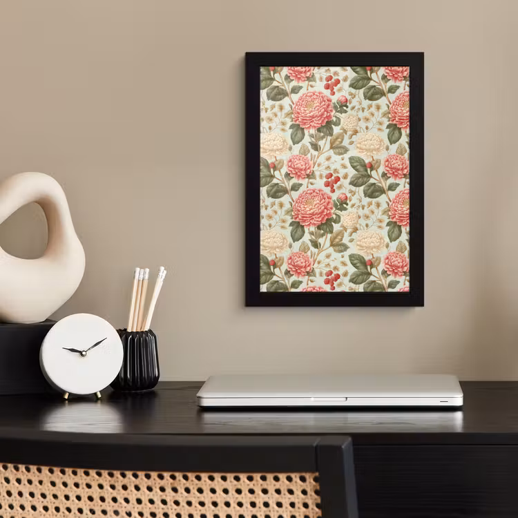 Poster met lijst - Klassiek - Botanisch - Veelkleurig — 3