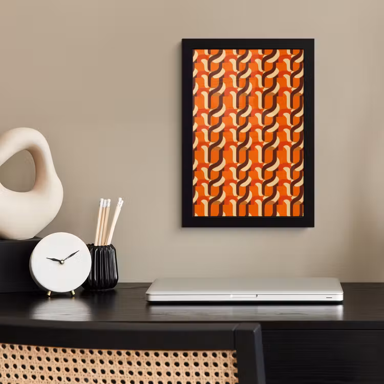 Poster met lijst - Retro - Modern - Kleurrijk — 3