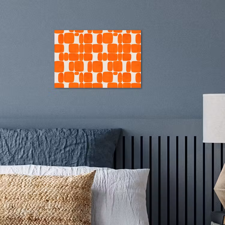 Poster - Patroon - Retro - Oranje — 3