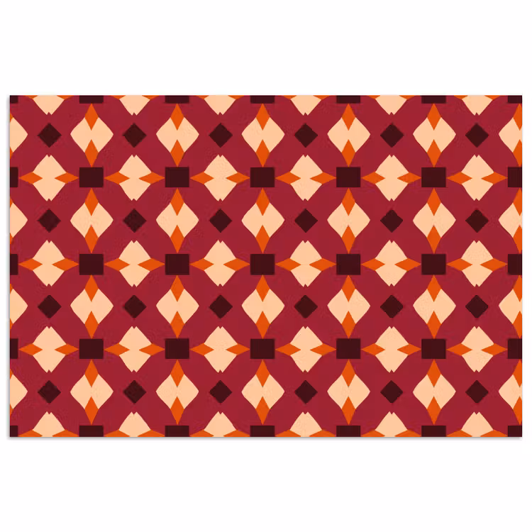 Poster - Retro - Patroon - Kleurrijk — 1