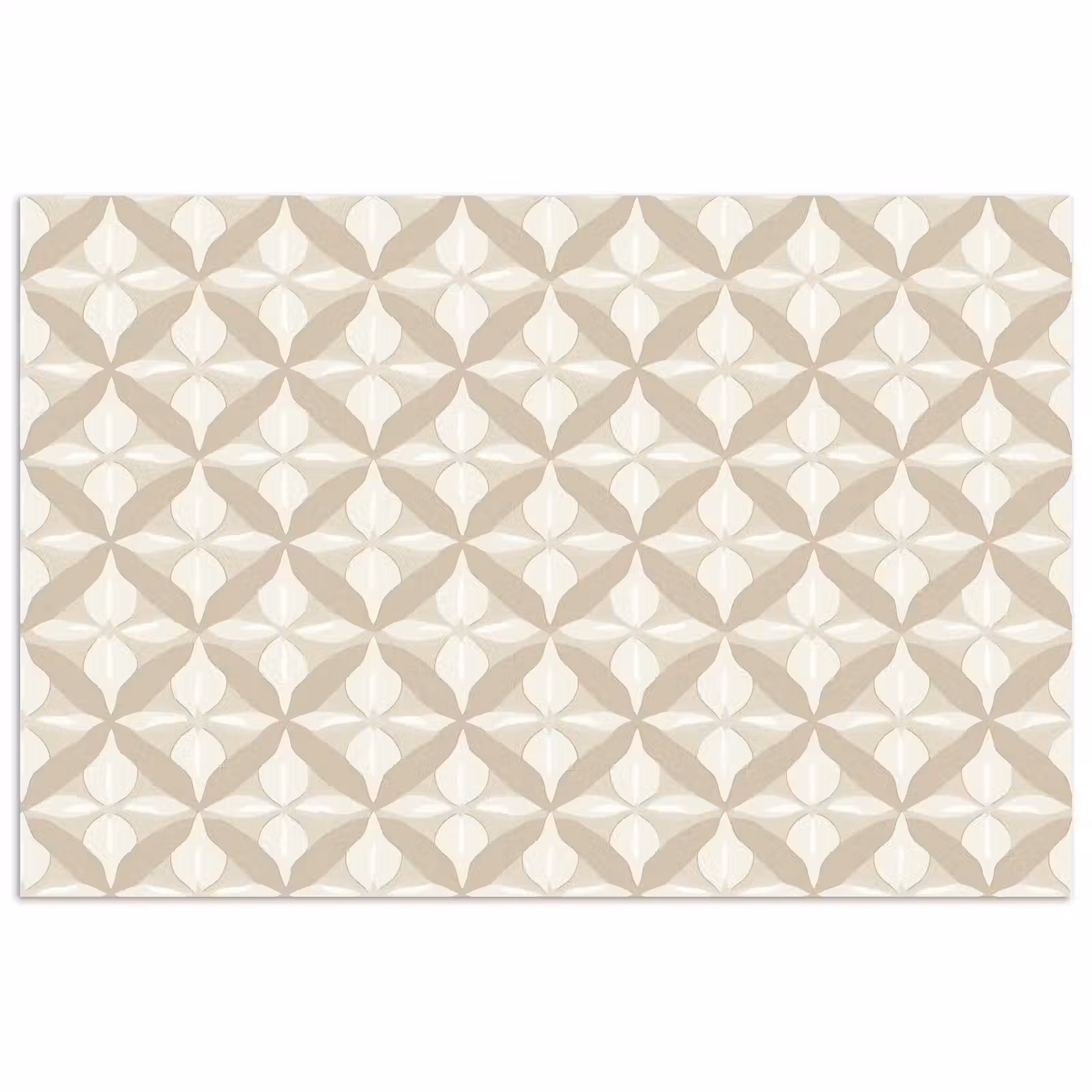 Poster - Patroon - Klassiek - Beige — 1