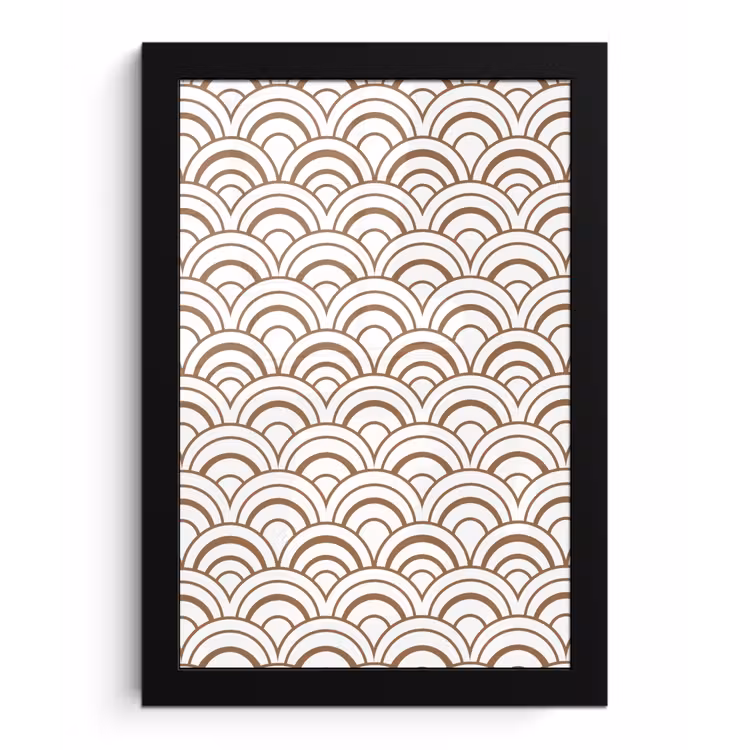 Poster met lijst - Klassiek - Motief - Terracotta — 1
