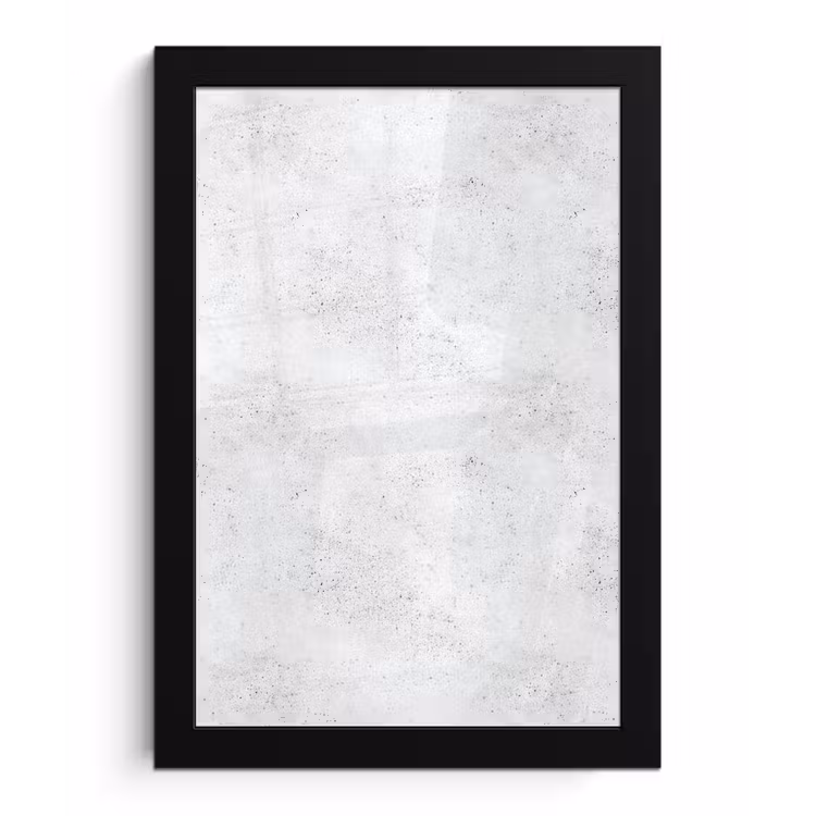 Poster met lijst - Lichtgrijs - Betonstructuur - Subtiel — 1