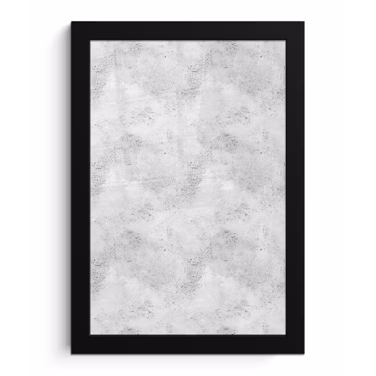 Poster met lijst - Lichtgrijs - Ruw - Subtiel — 1