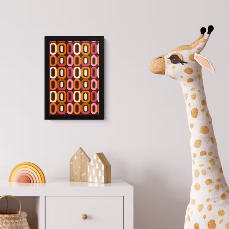 Poster met lijst - Modern - Retro - Kleurrijk — 5