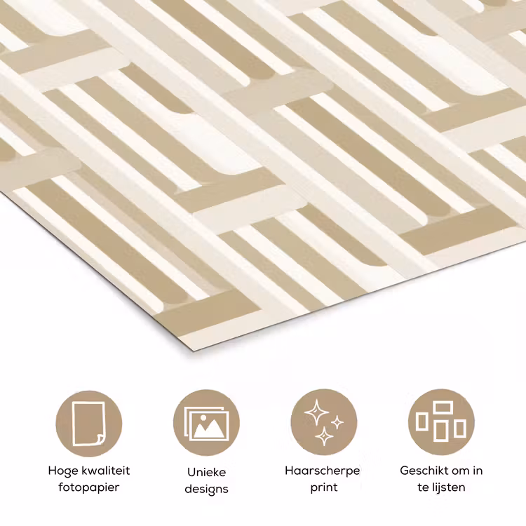 Poster - Modern - Geometrisch - Beige — 5