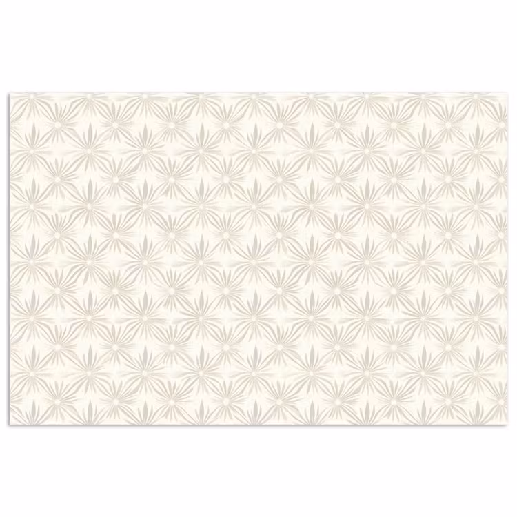 Poster - Patroon - Bloemen - Beige — 1