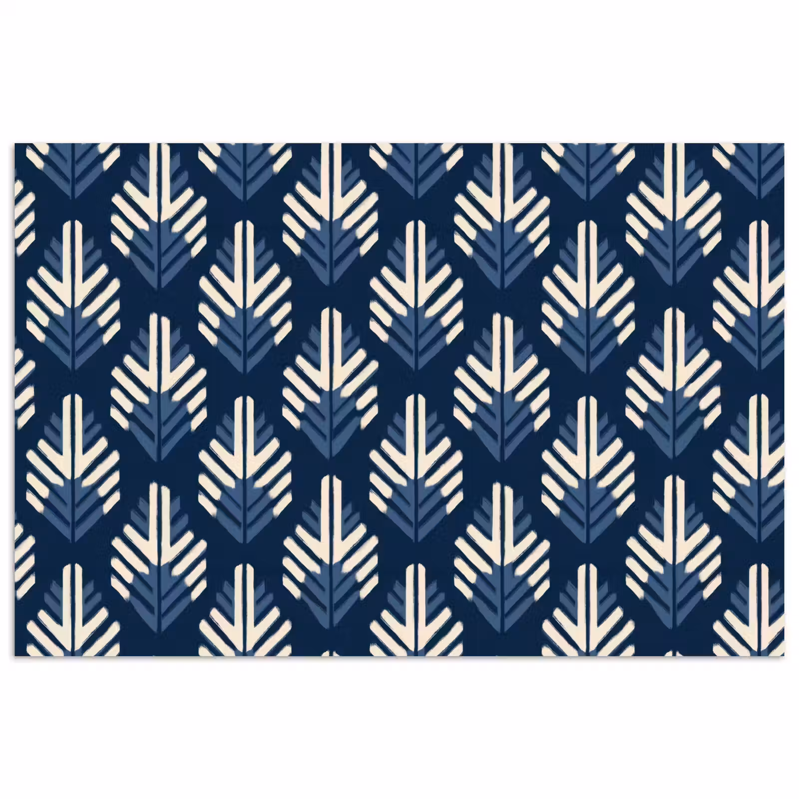 Poster - Modern - Patroon - Blauw — 1