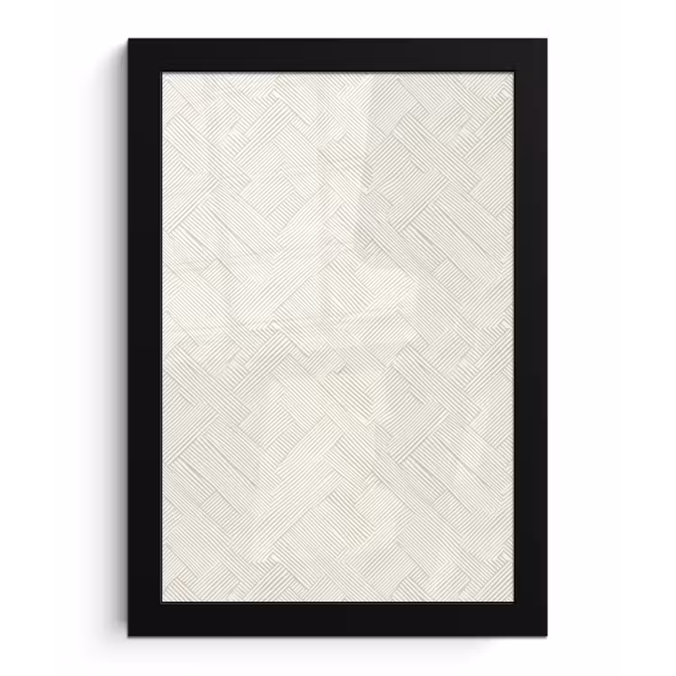Poster met lijst - Textuur - Abstract - Beige — 1
