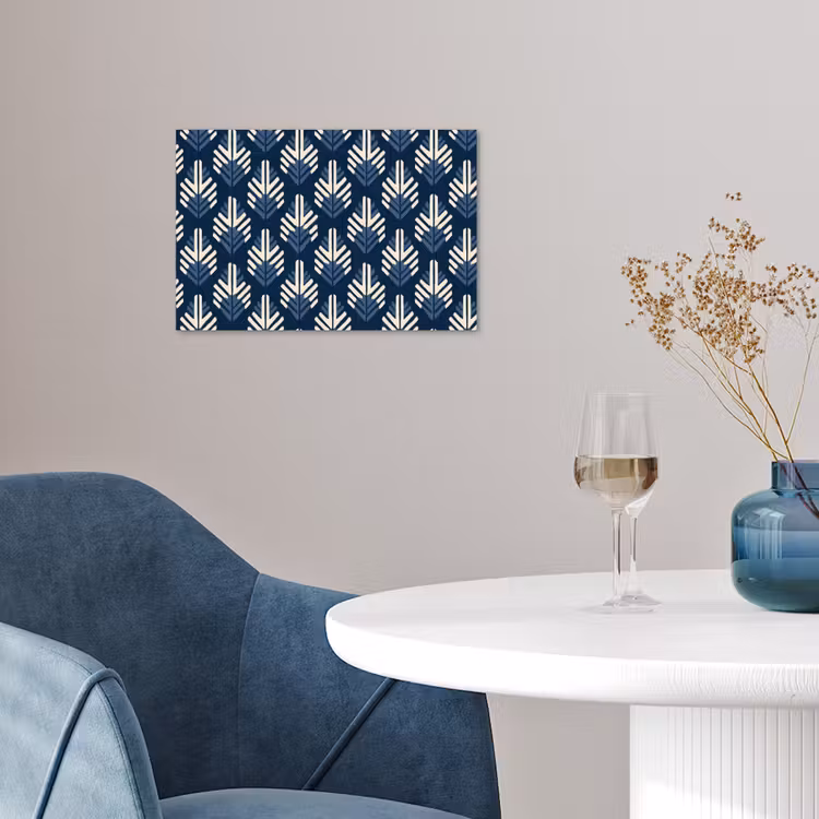 Poster - Modern - Patroon - Blauw — 4