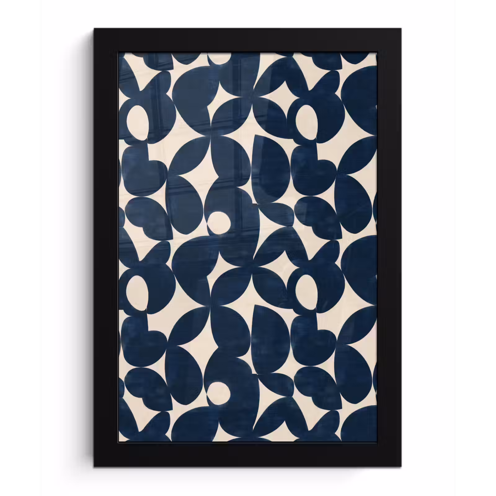 Poster met lijst - Modern - Geometrisch - Blauw — 1