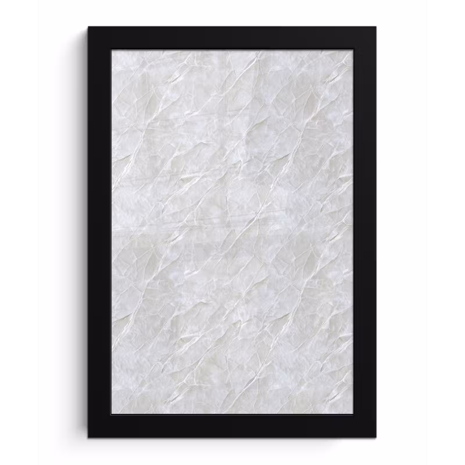 Poster met lijst - Oppervlakte - Textuur - Grijs — 1