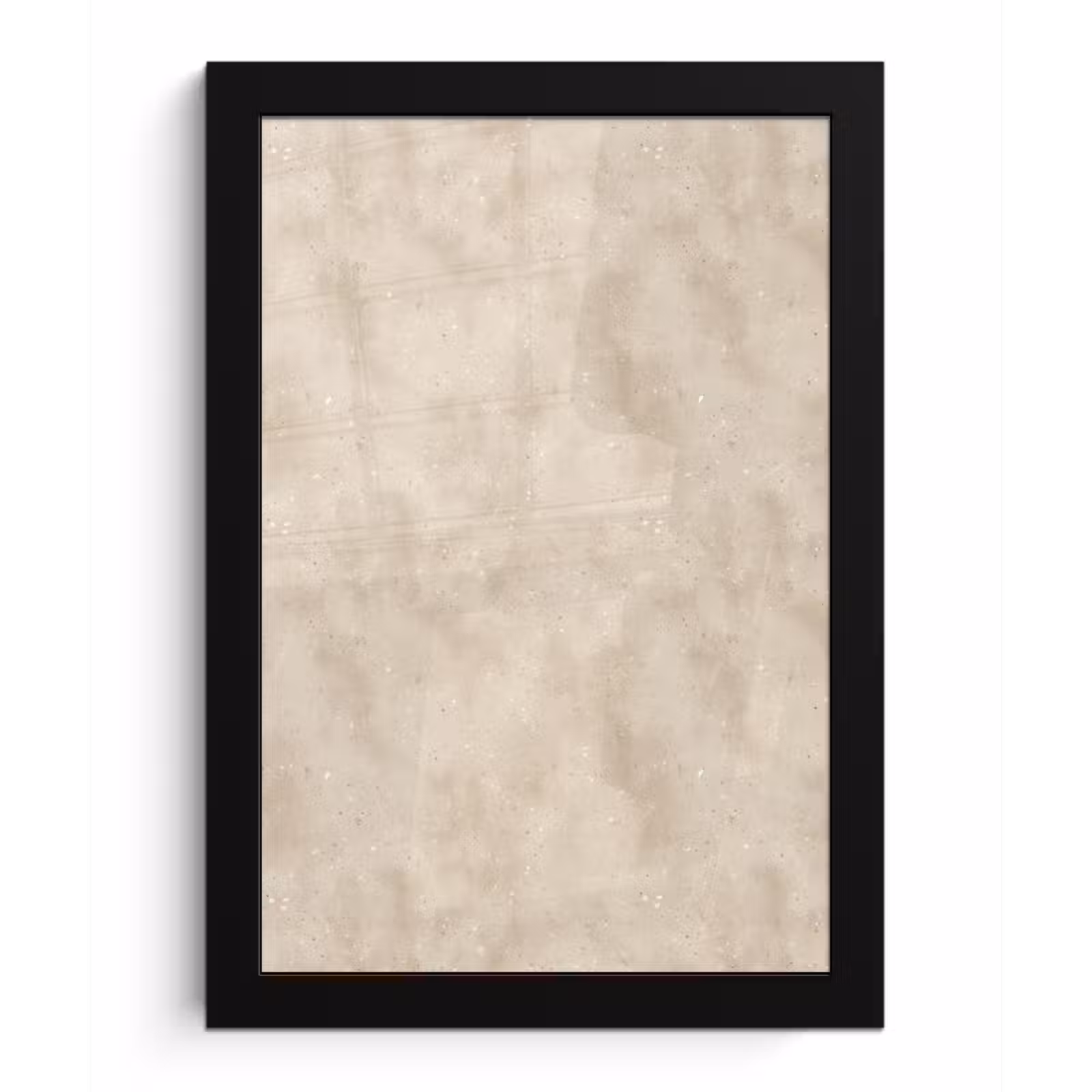 Poster met lijst - Structuur - Spikkels - Beige — 1