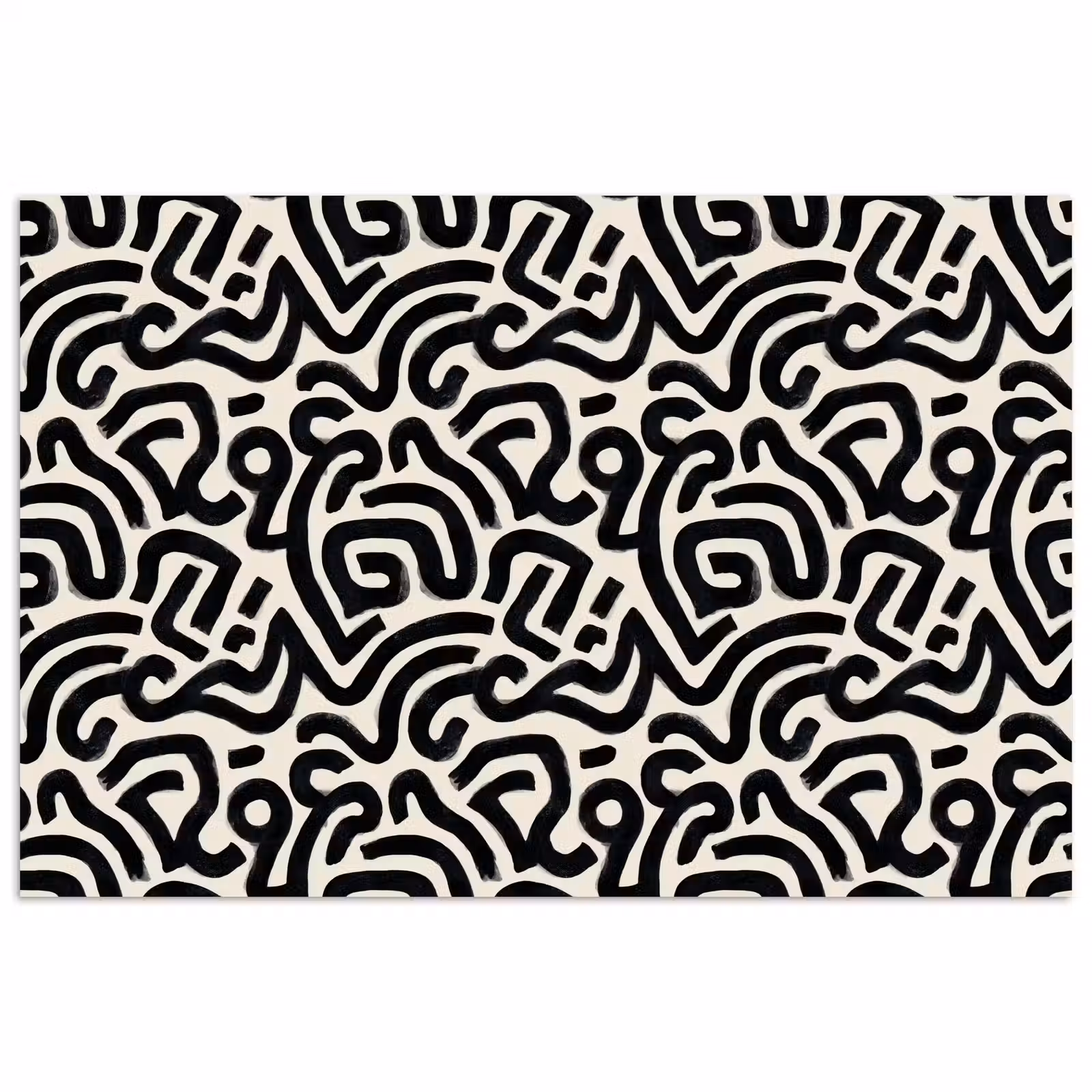 Poster - Modern - Abstract - Zwart — 1