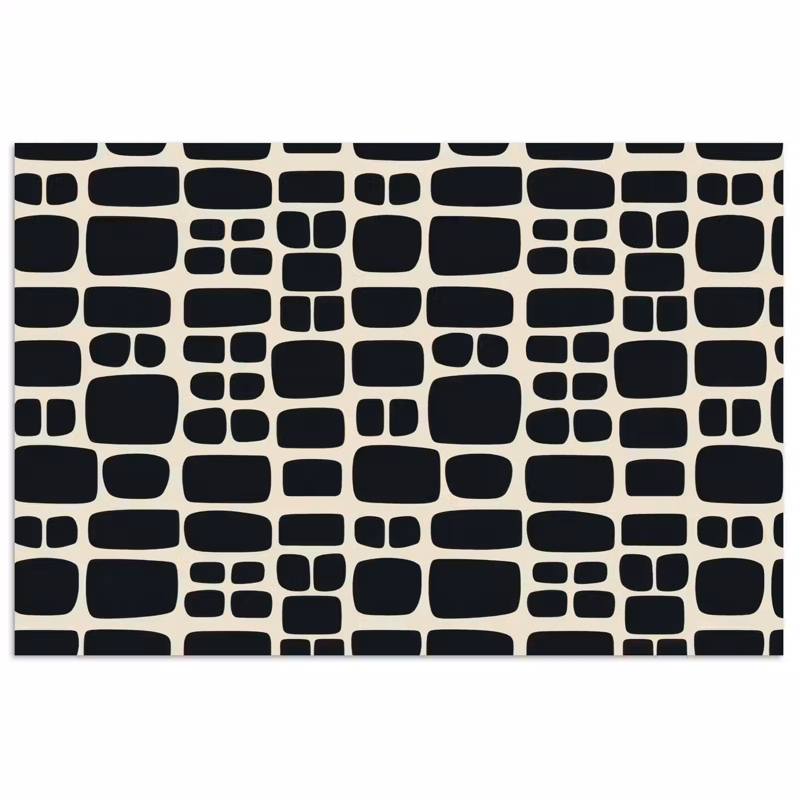 Poster - Modern - Organisch - Zwart — 1