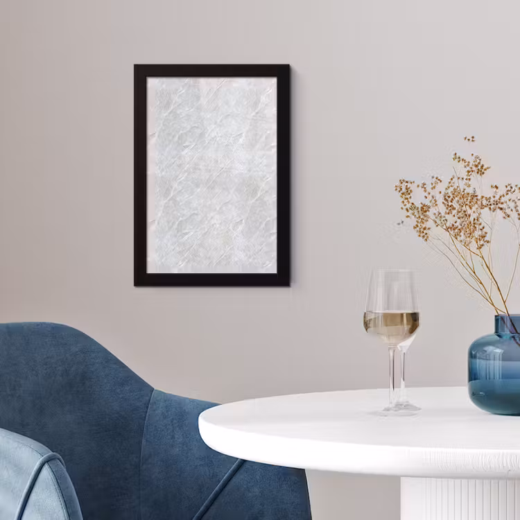 Poster met lijst - Oppervlakte - Textuur - Grijs — 2