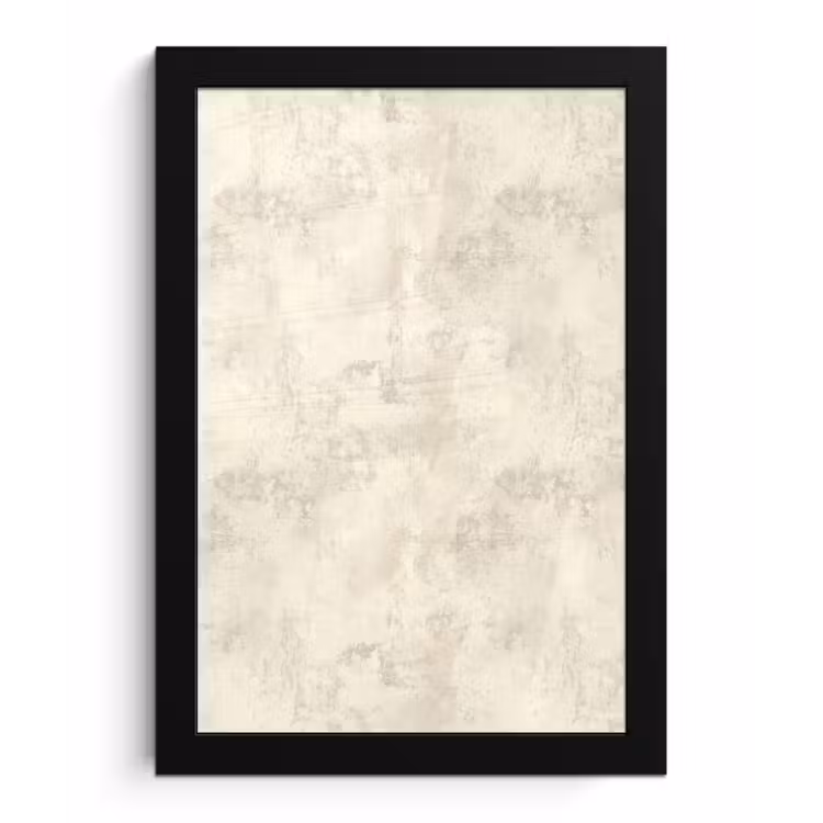 Poster met lijst - Patroon - Organisch - Beige — 1