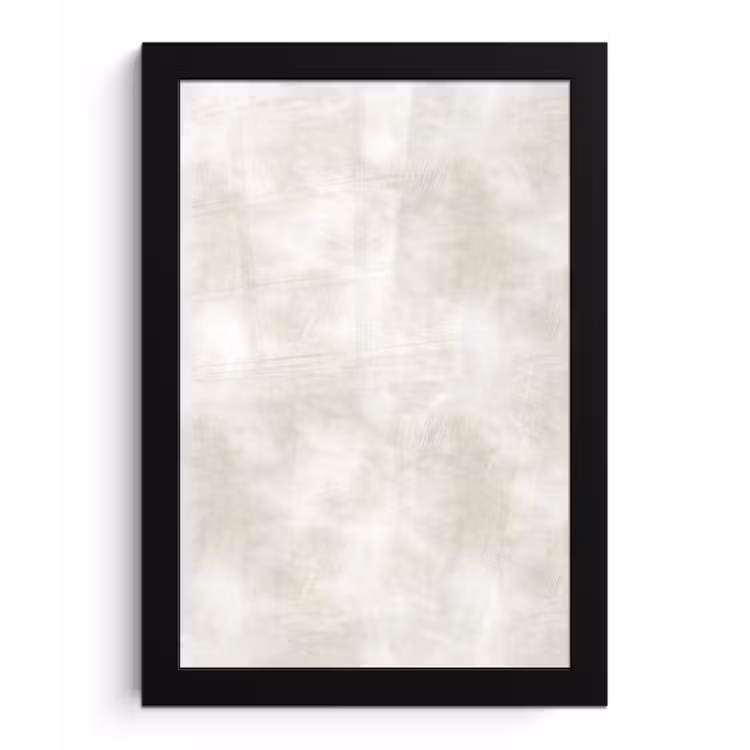 Poster met lijst - Subtiel - Structuur - Beige — 1