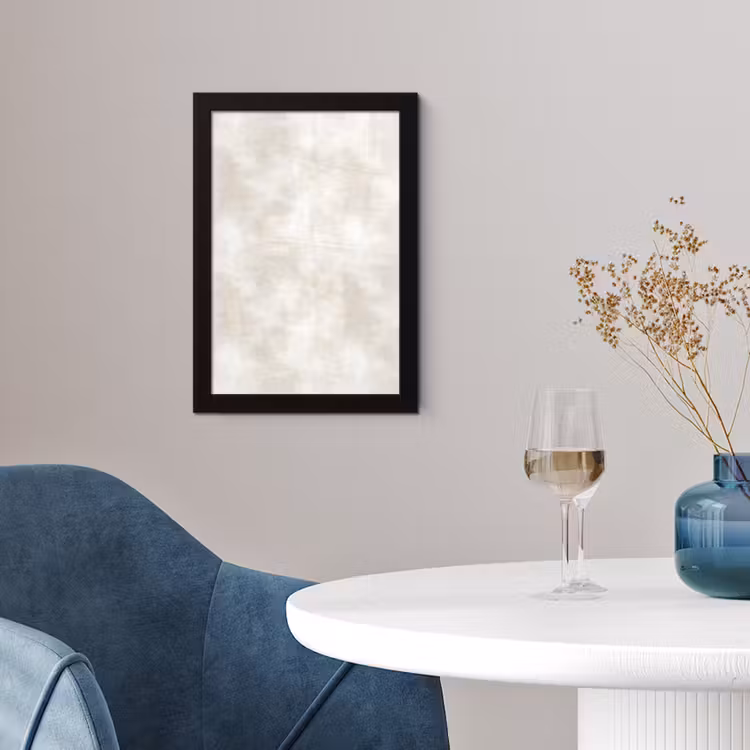 Poster met lijst - Subtiel - Structuur - Beige — 2