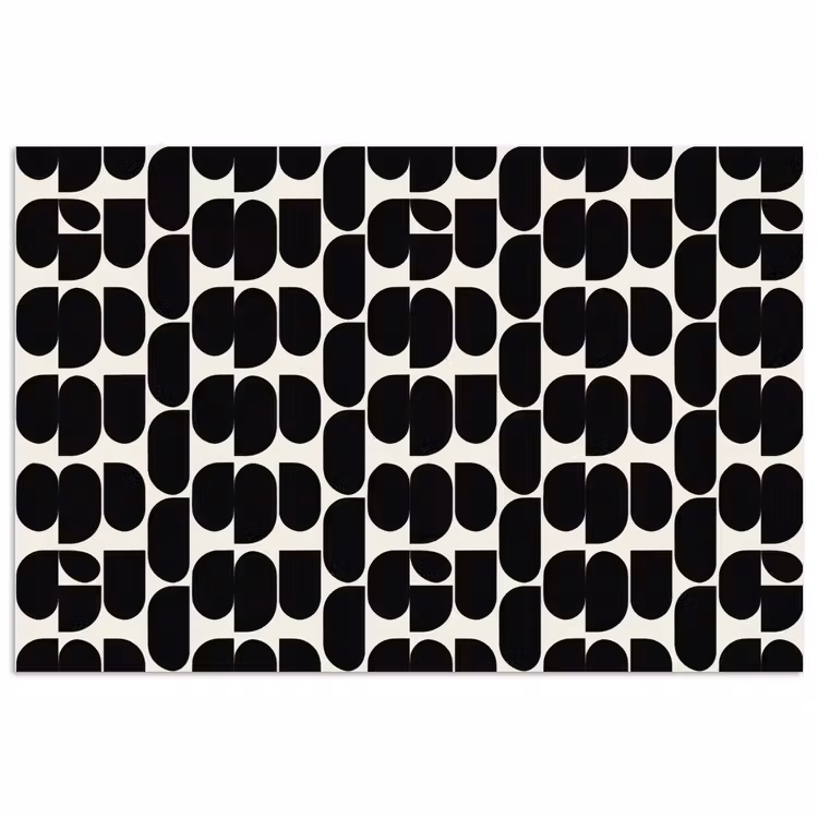 Poster - Modern - Patroon - Zwart — 1