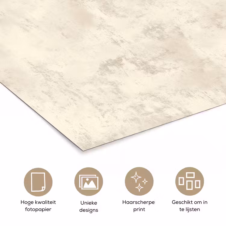 Poster - Patroon - Organisch - Beige — 5