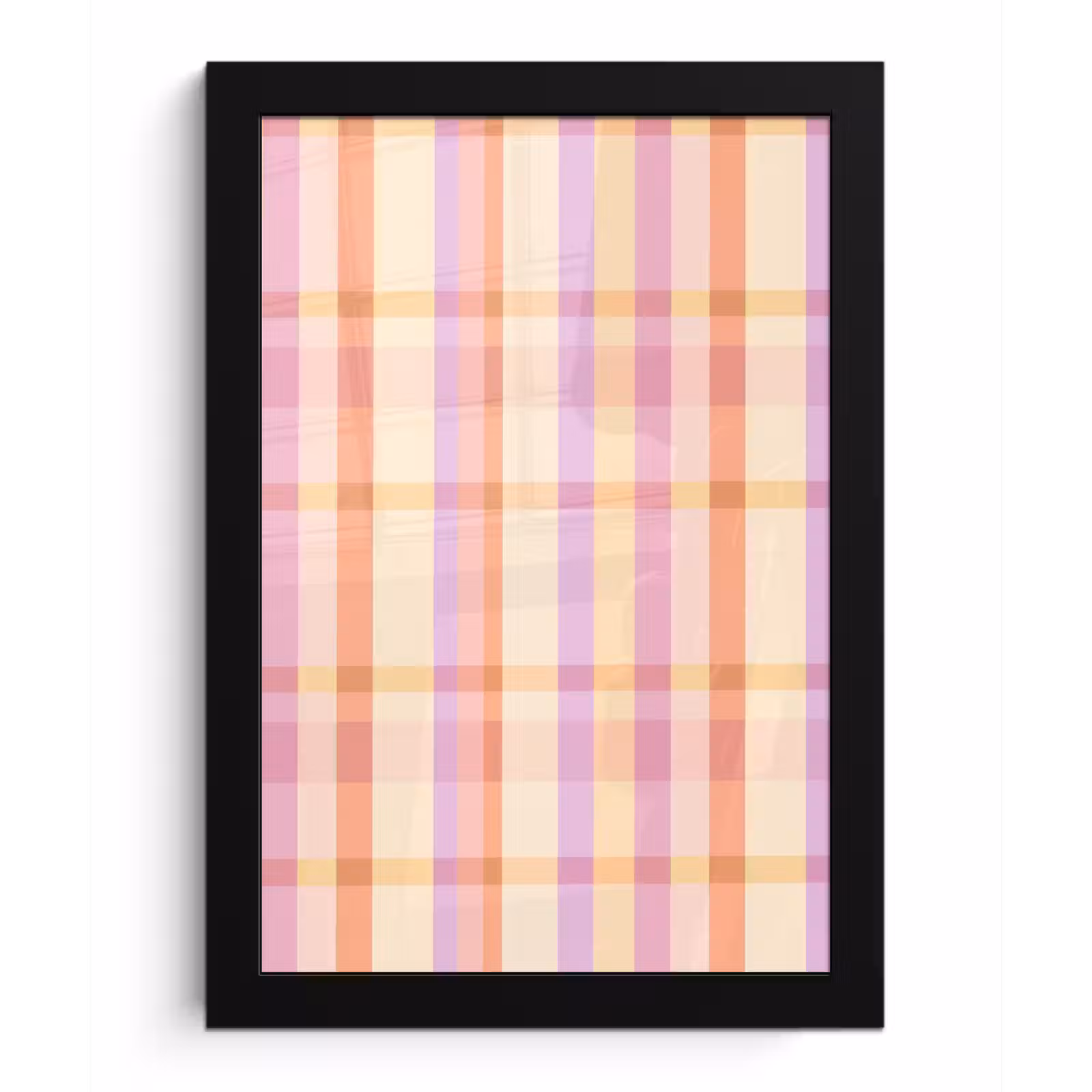 Poster met lijst - Pastel - uitpatroon - Geometrisch — 1