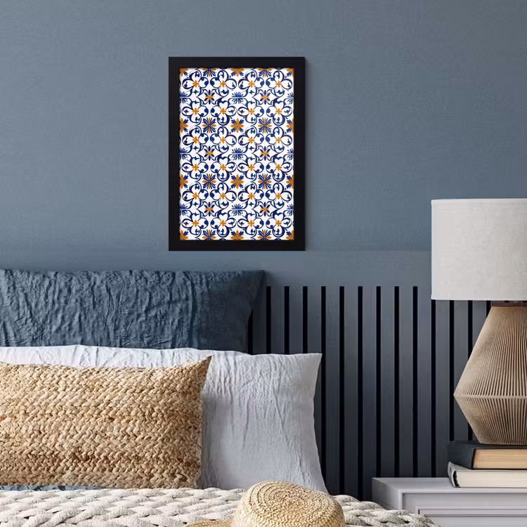 Poster met lijst - Patroon - Modern - Kleurrijk — 4
