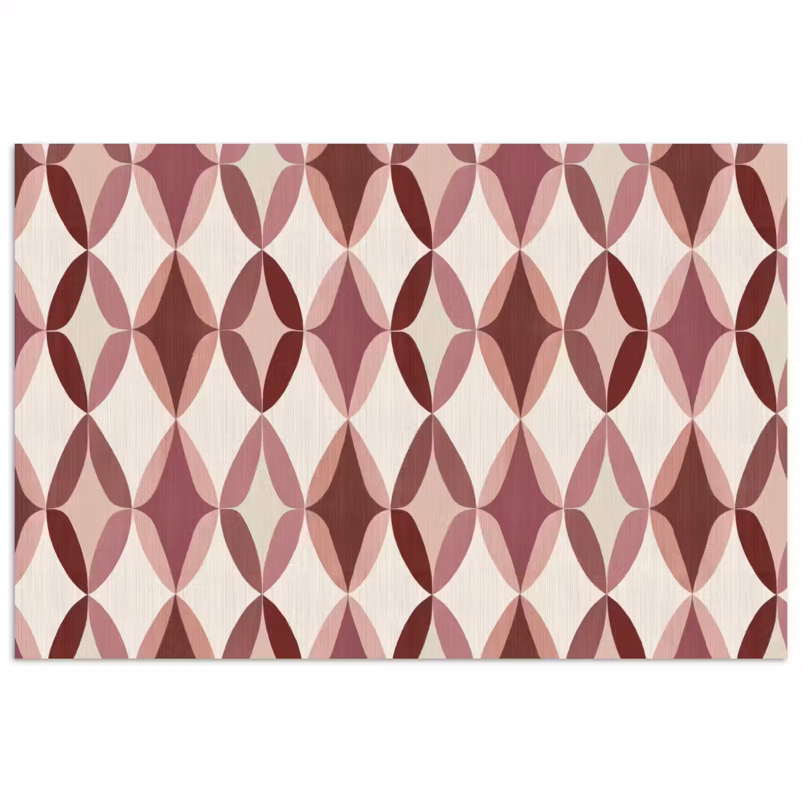 Poster - Ovaal - Textuur - Roze — 1