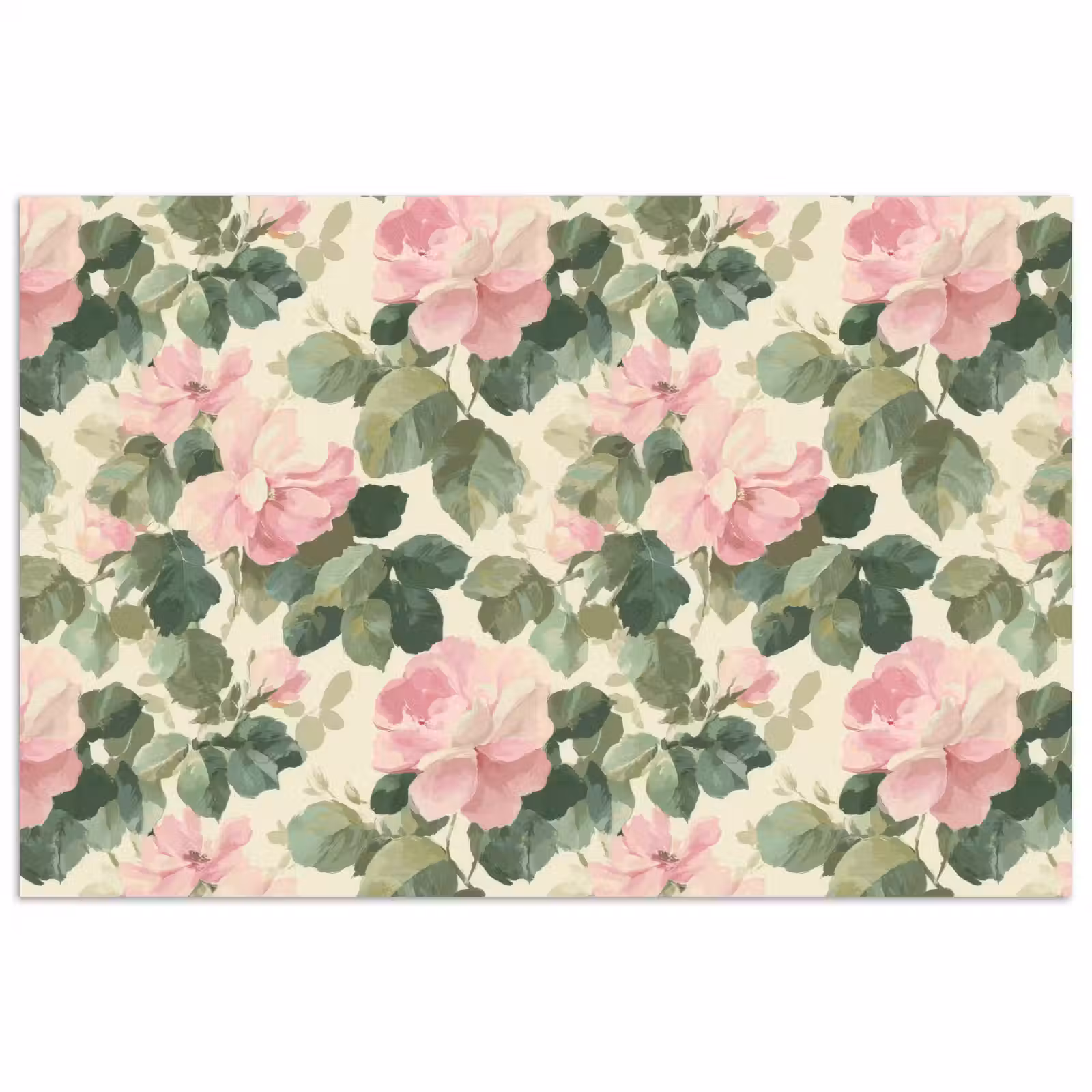 Poster - Rozen - Botanisch - Roze — 1