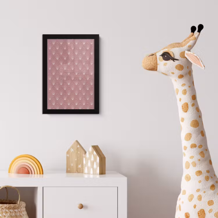 Poster met lijst - Trendy - Patroon - Roze — 5