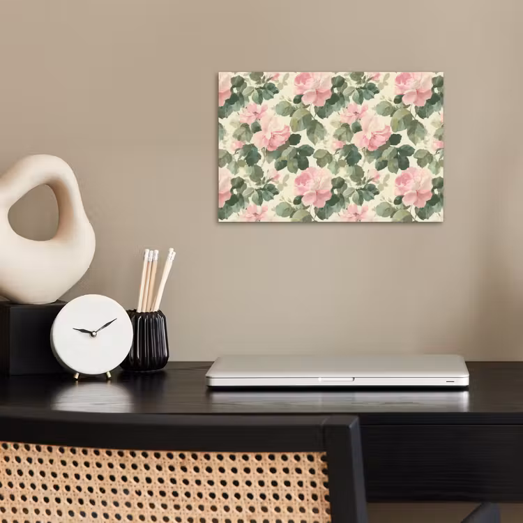 Poster - Rozen - Botanisch - Roze — 2