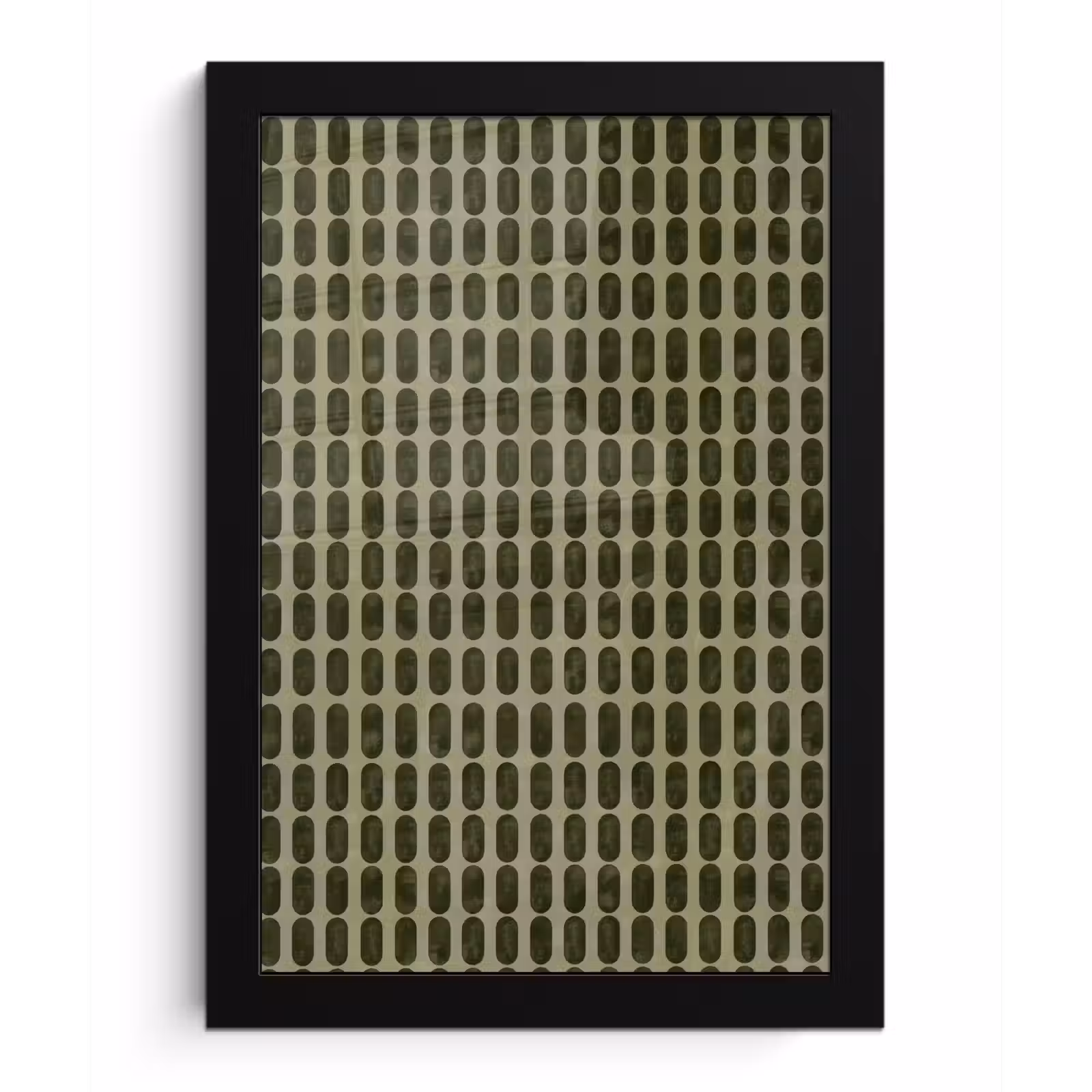 Poster met lijst - Ritmisch - Effect - Groen — 1