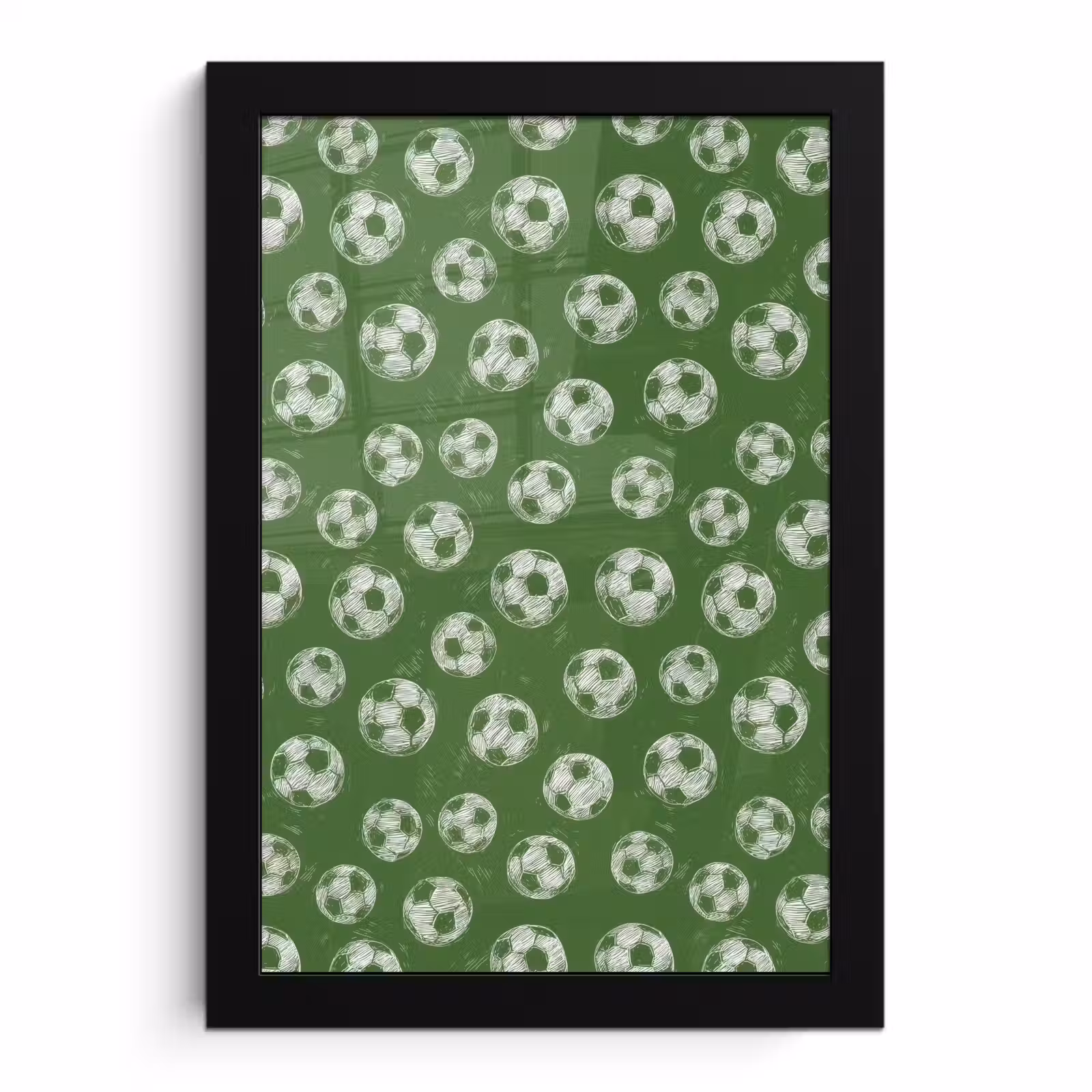 Poster met lijst - Voetbal - Sport - Groen — 1