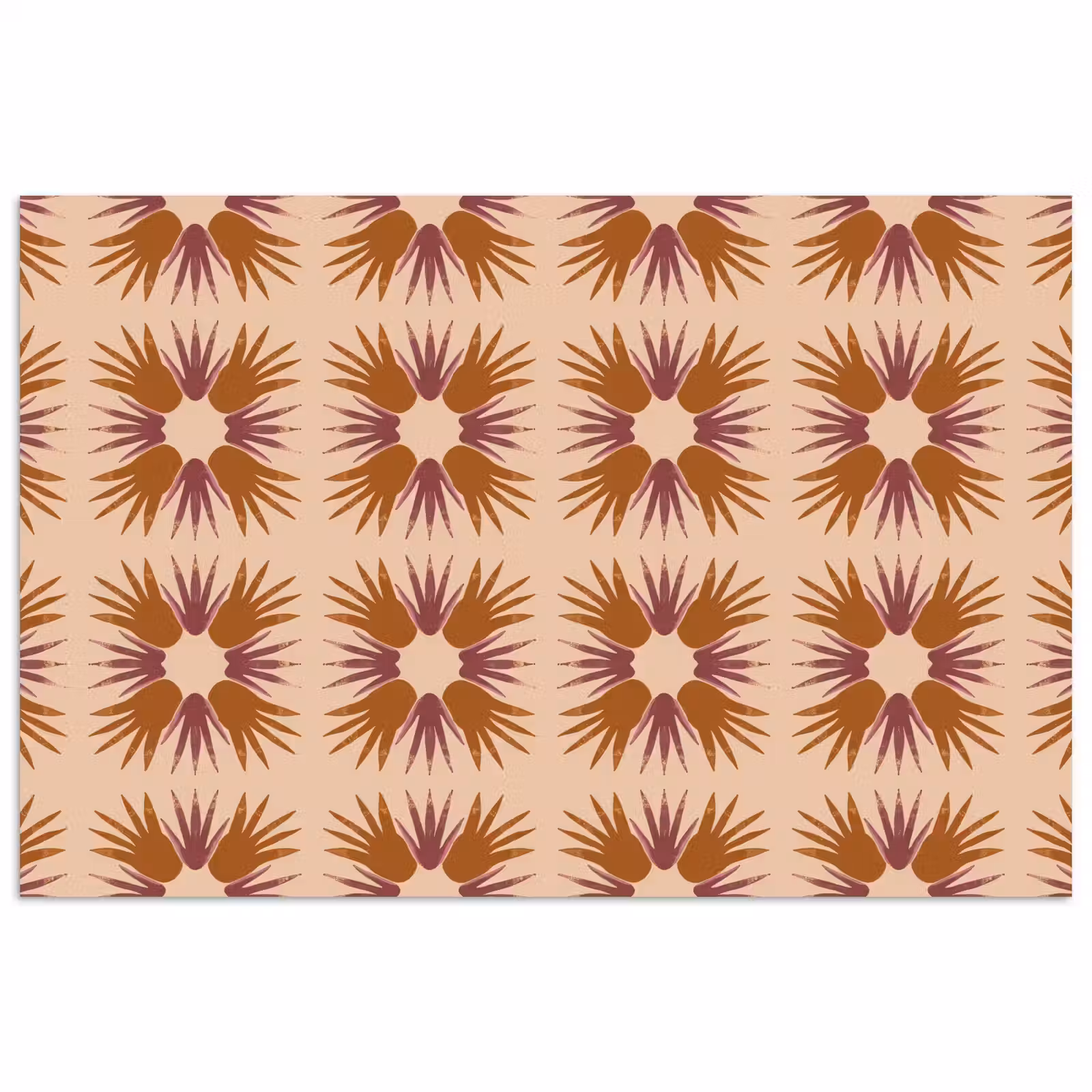 Poster - Ornament - Patroon - Oker — 1