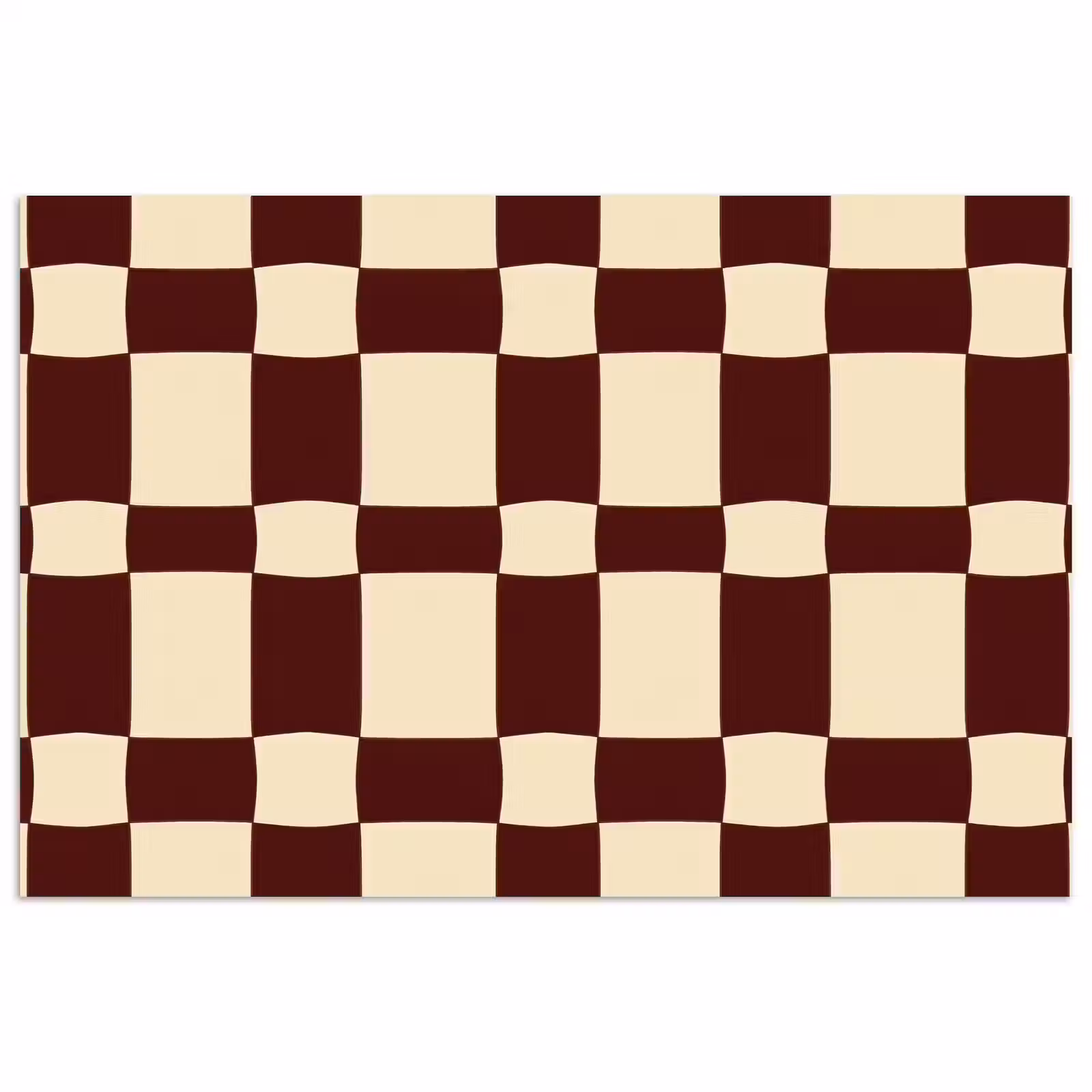Poster - Retro - Patroon - Bruin — 1