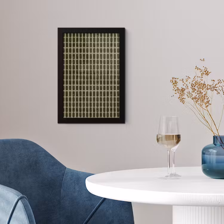 Poster met lijst - Ritmisch - Effect - Groen — 2
