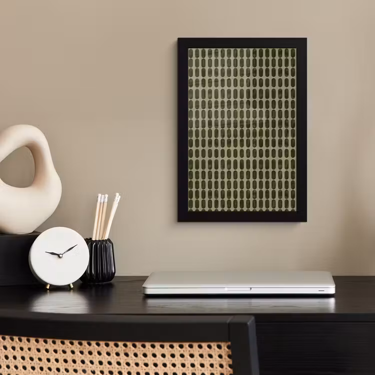 Poster met lijst - Ritmisch - Effect - Groen — 3