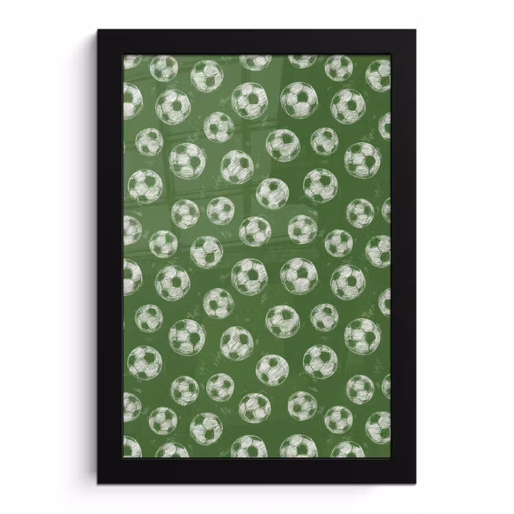 Poster met lijst - Voetbal - Sport - Groen — 1