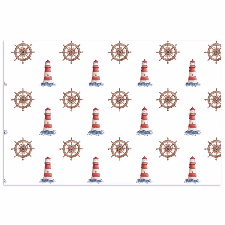 Poster - Nautisch - Klassiek - Rood — 1
