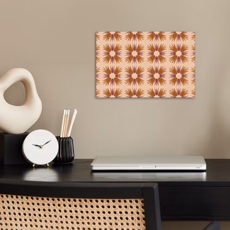 Poster - Ornament - Patroon - Oker — 2